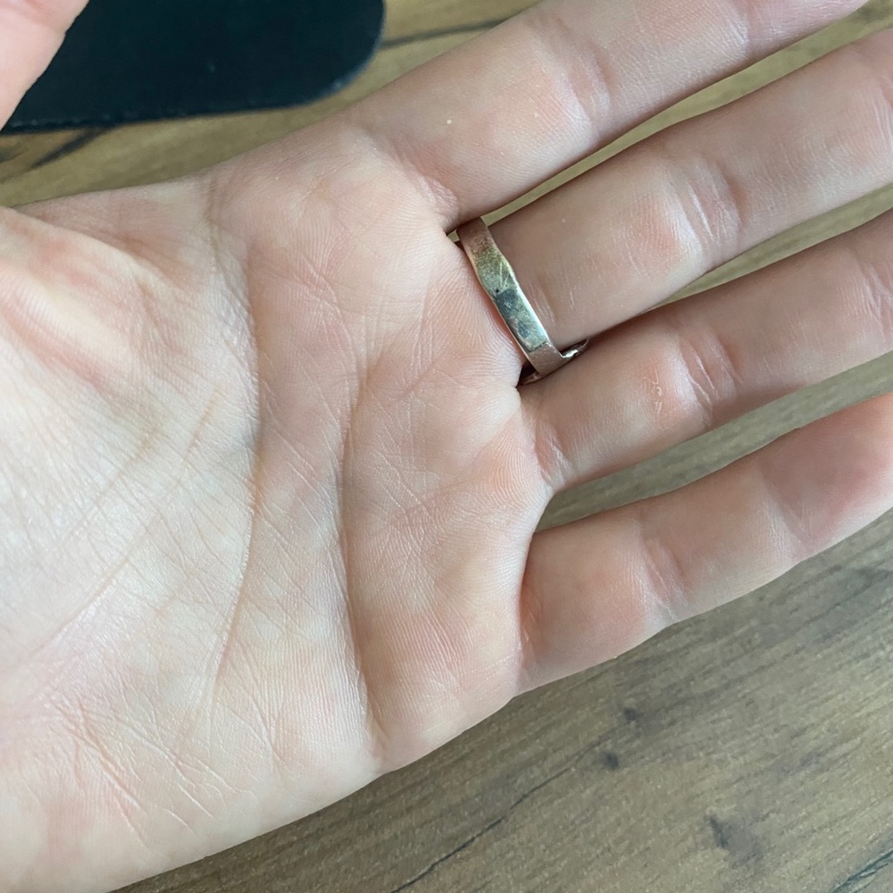 Sterling Silver 950 Peruvian Leaf Ring - image 6